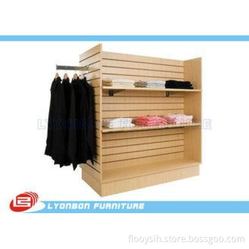 Supermarket SGS Slatwall Display Stands For T - Shirt , Cus